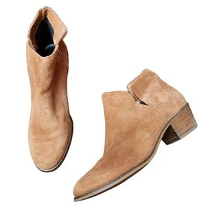 Cole Haan Abbot Ankle Boot Bootie Rust Suede 8.5